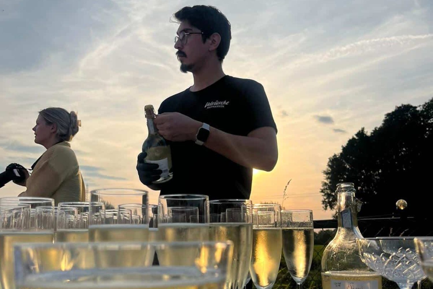 champagne glazen